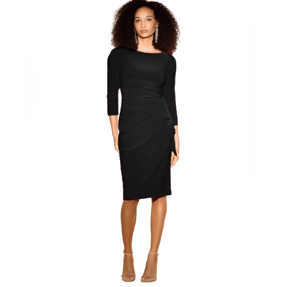 WHBM Black Bodycon Dress Sz 0